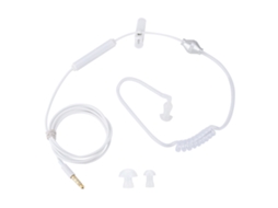 Aetheria fone de Ouvido Intra auricular com Tubo de Ar, Microfone, Compatível com Ios e Android Branco