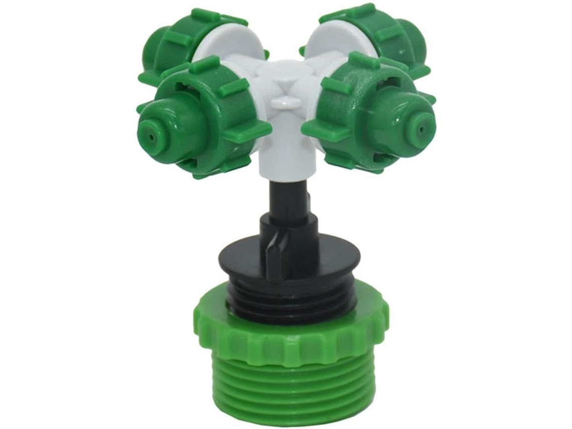 Conector de Reparo Mangueira com Rosca Macho 1/2 3/4, Bico Jardim Cruzado, Pulverizador, Estufa | S/MARCA