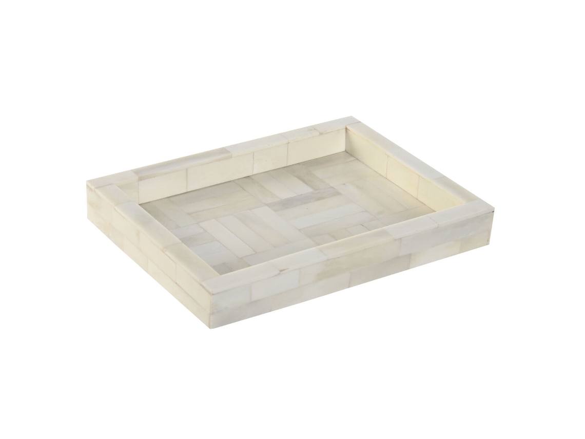 Tabuleiro De Bolso Home Esprit Colonial 20,4 X 15,5 X 2,8 Cm