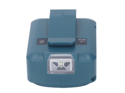 Adaptador De Bateria Com Led E Conector Usb C 12vdc
