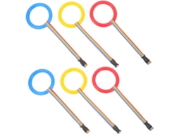 Corda de Segurança para Meninos e Meninas, Conjunto de 6 Peças em Plástico e Fibra, nas Cores Azul, CHABERLU
