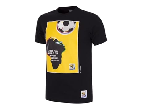 T-shirt Unissexo de Futebol COPA FOOTBALL (M - Algodão - Preto)