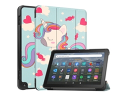 Capa Para Amazon Fire Hd 8/fire Hd 8 Plus 2020 Unicórnio