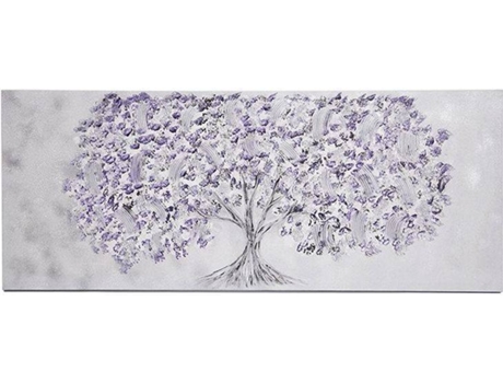Quadro Artesanal LOHOART Borboleta (Roxo - Madeira - 150x60x3.50 cm)