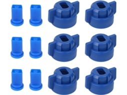 Conjunto De 12 Bicos Anti-deriva Azuis Para Pulverizadores Jato