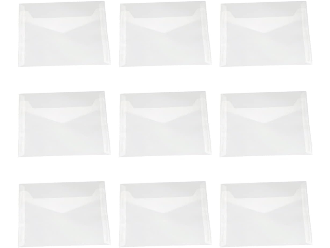 Conjunto De 50 Envelopes Translúcidos Para Convites, Cartões E Documentos - Elegantes E Multifuncionais.