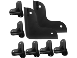 Valiclud 8-protetores De Canto Para Móveis E Bolsas, Design Redondo Em Metal Preto, Versáteis E Perfeitos Para Projetos