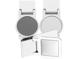 Conjunto De 3 Prendedores De Dinheiro Em Aço Inoxidável, Leves E Compactos, Para Guardar Notas E Cartões.