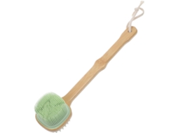 Escova De Costas Silicone Healifty Com Cabo Longo, Acessório De Banho Para Limpeza E Massagem Corporal No Chuveiro