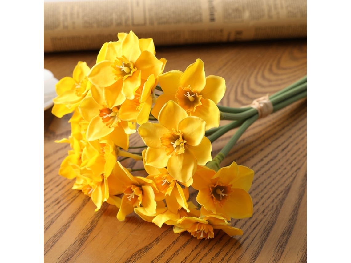 Conjunto de 3 Narcisos Artificiais em Seda BRILVIBERA