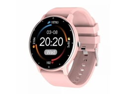Smartwatch Ecrã De Exibição De 1.28 Polegadas 0 8 Cm Pedómetro Rastreador De Fitness Ultra Fino Com Frequência Cardíaca Rosa Yizhood