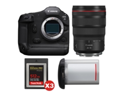 Eos R1 + Rf 24 70mm F/2.8 L Is Usm + 3 Sandisk 512gb Extreme Pro Cfexpress Type B + Canon Lp e19 + Ebook “20 Dicas para Fotos Que Impressionam” CANON
