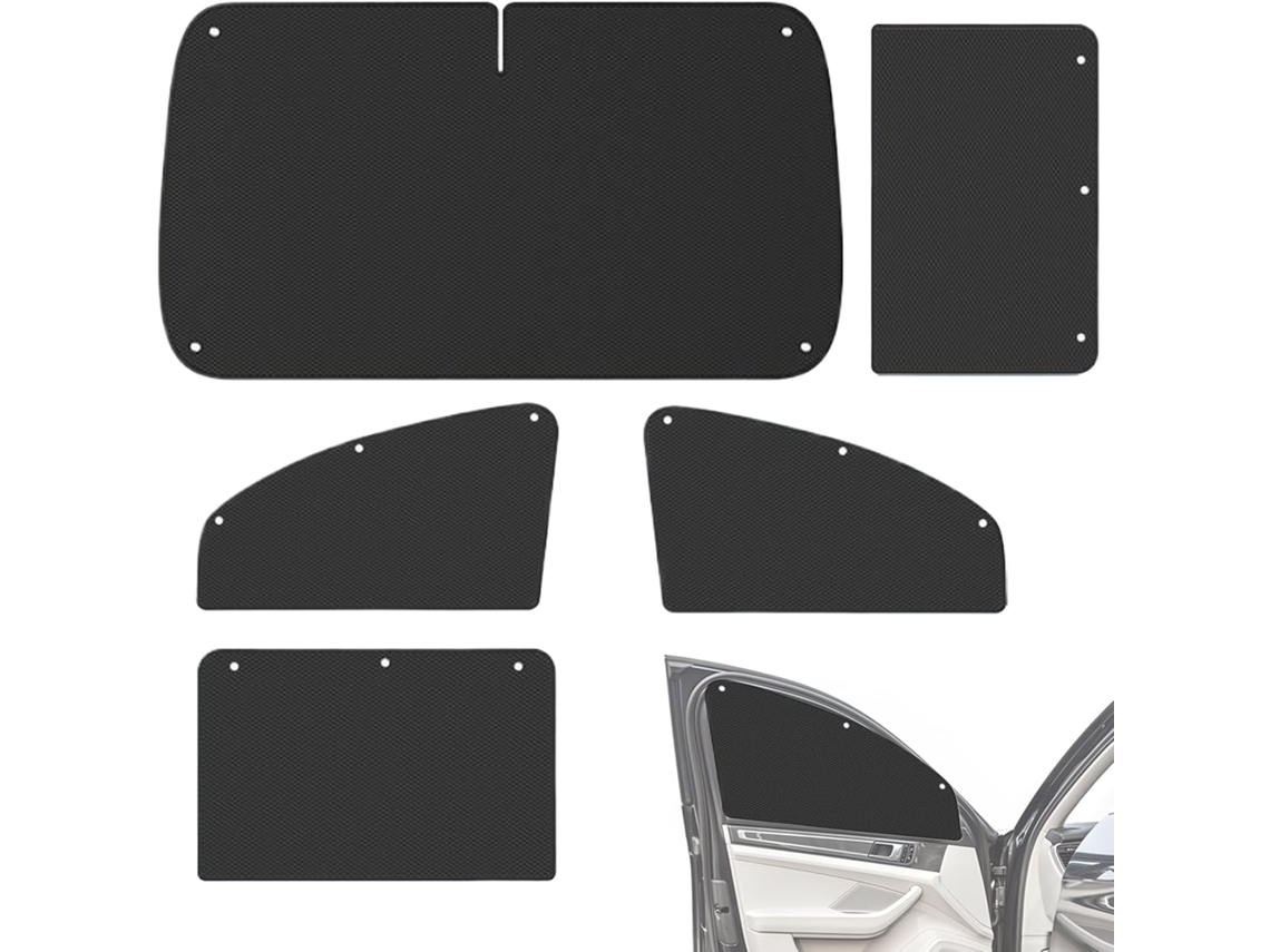 Cortinas de sombreamento para carros, camada protetora respirável.