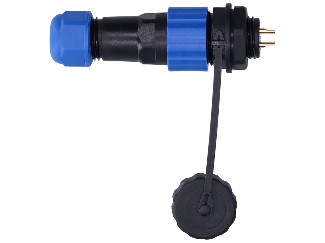 Conector Avião Plug Socket Resistente Durável 2 Pinos