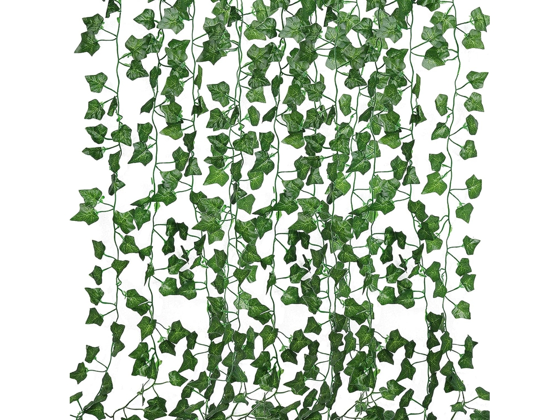 Hera Artificial, Guirlanda De Folhas Verdes Artificiais, Trepadeira, Folha, Flor, Decoração Suspensa Para Casamentos, Jardins, Casas, Cozinhas