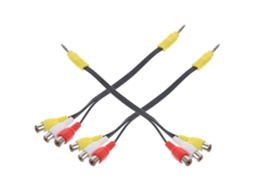 Adaptador Av Para Televisão, Cabo, Vídeo E Satélite (cobre E Pvc)