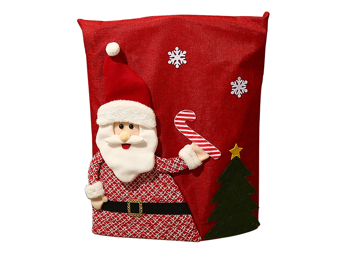 Capa Para Cadeira Laxiscreed Com Boneco De Neve E Rena, Ideal Para Idosos, Em Linho Com Suporte Para Bastão De Andar