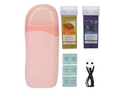 2026 kit de Cera Rodillo 40w com 2 Cartuchos de Cera Suave 100ml para Depilação, Plugue Eu 220v