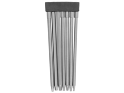 Conjunto de Bit Pregoeiro 7 Peças Aço Crômio Vanádio 150mm