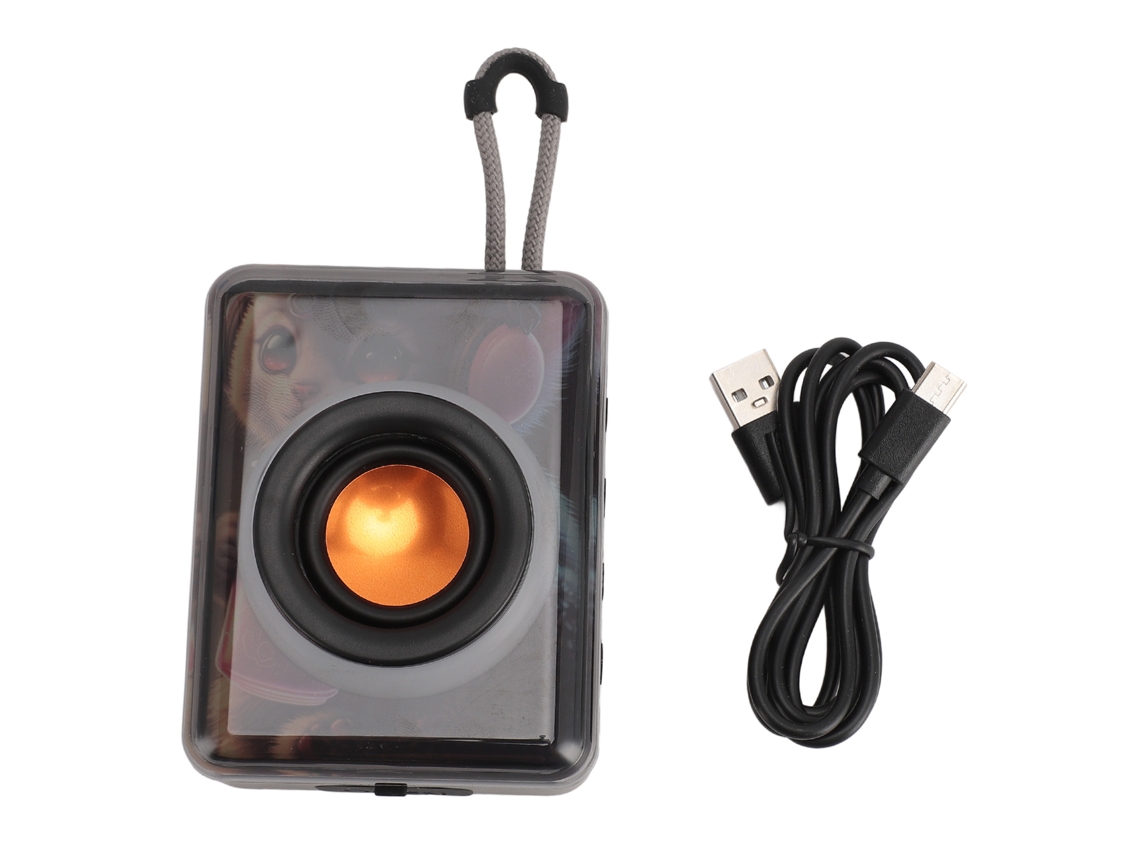 Alto-falante Bluetooth Portátil Hd Rgb À Prova D'água Com Microfone Para Exterior Festa Camping Viagem