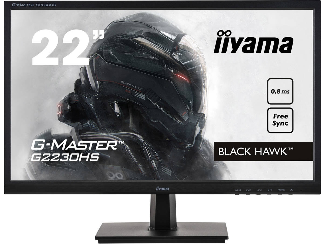 Monitor Gaming LIYAMA G2230HS-B1 (21.5'' - 75 Hz - 0.8 ms - FreeSync Premium)