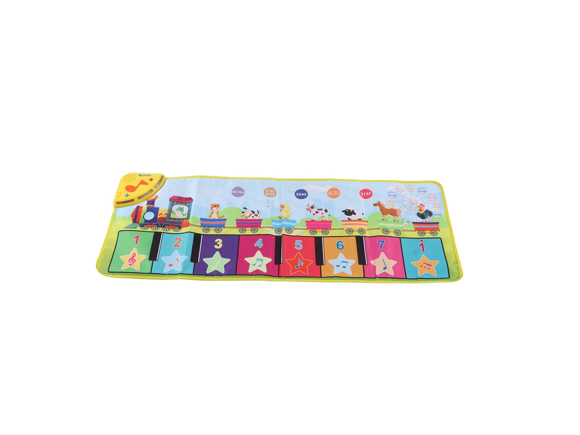 Tapete Piano Musical Infantil Plegável Anti-derrame Para Melhorar Coordenação Educativo
