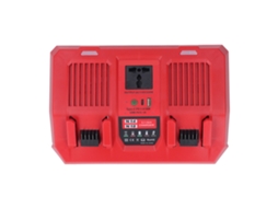 Carregador Rápido De Bateria M18 Lithium Com Slots Duplos - Laxiscreed Para Maior Eficiência