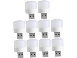 Conjunto De 10 Pequenas Lâmpadas Led Usb Para Quartos Meninos E