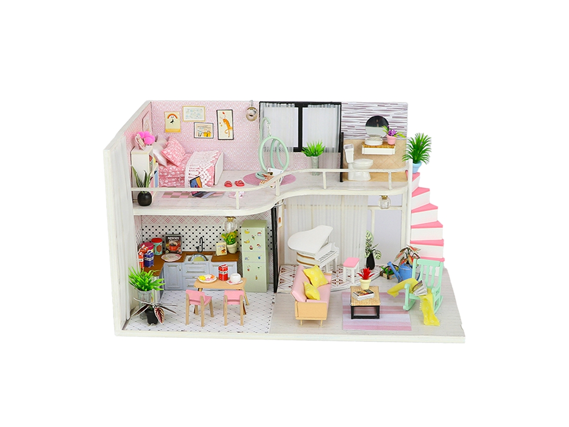 Modelo 3d Da Escultura Pink Melody De Anna Com Luzes Led. 22x19x16 Cm.