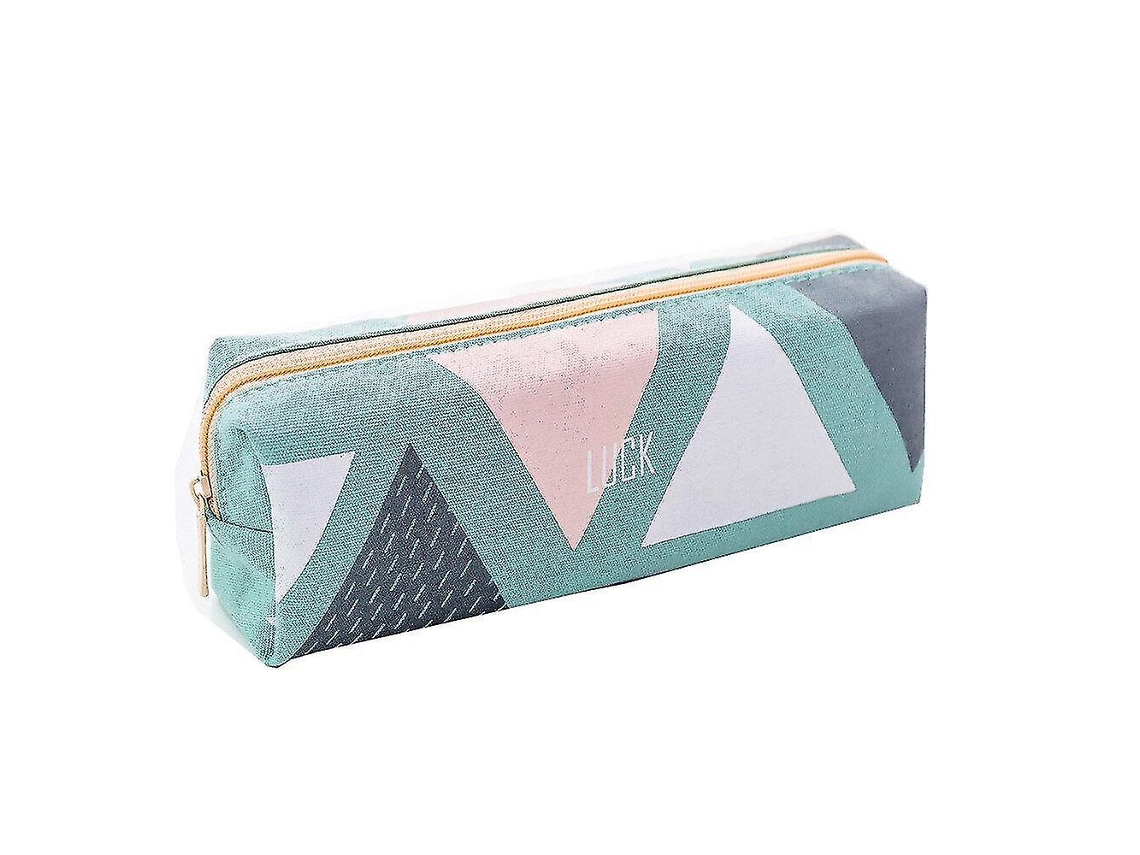 Conjunto De 3 Estojos Simples Para Lápis, Bolsa Maquiagem E Cosméticos, Carteira Escolar Estudantes Aquaforge
