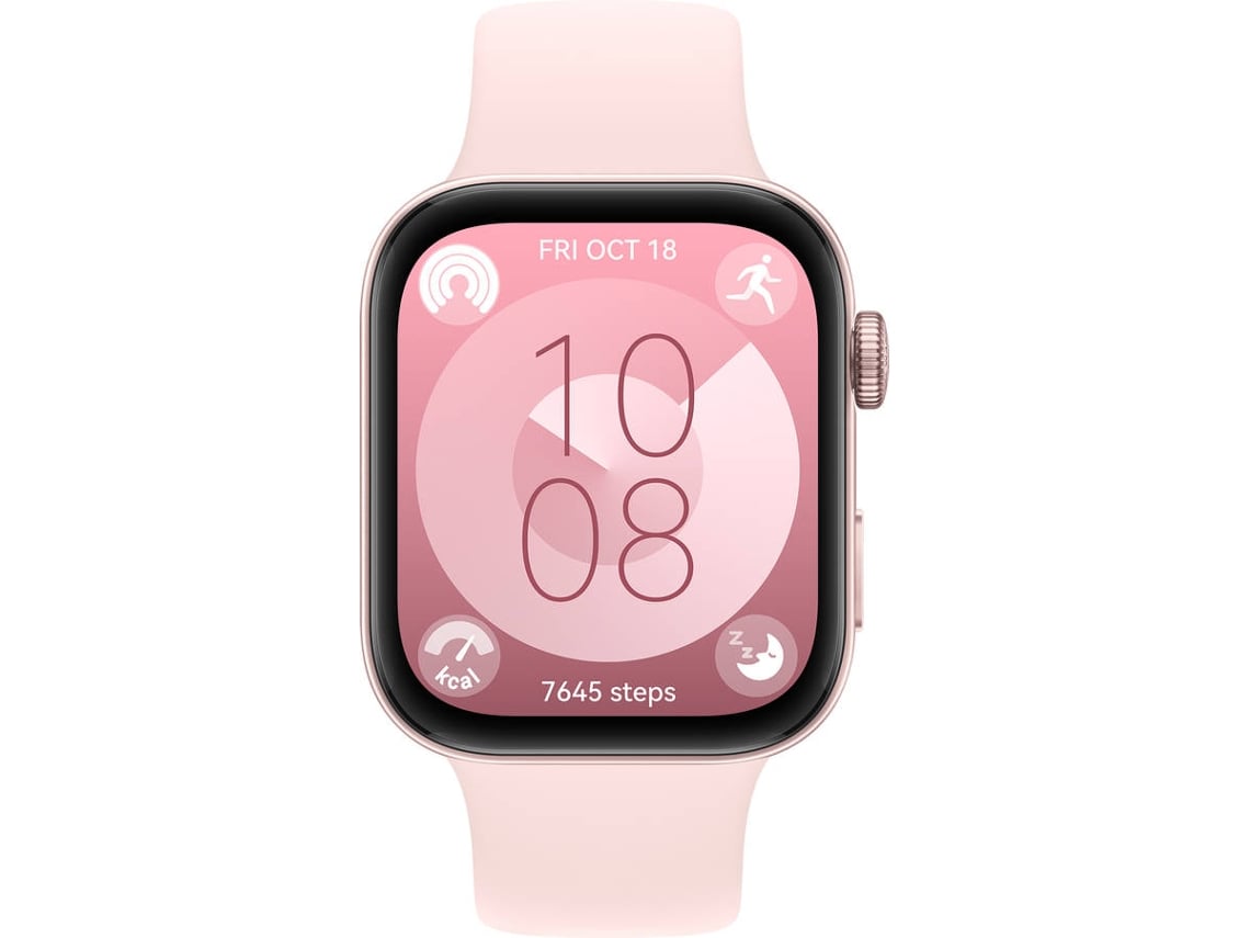 Smartwatch HUAWEI Watch Fit 3 (1.82'' - Bluetooth - Autonomia até 10 Dias - Rosa)