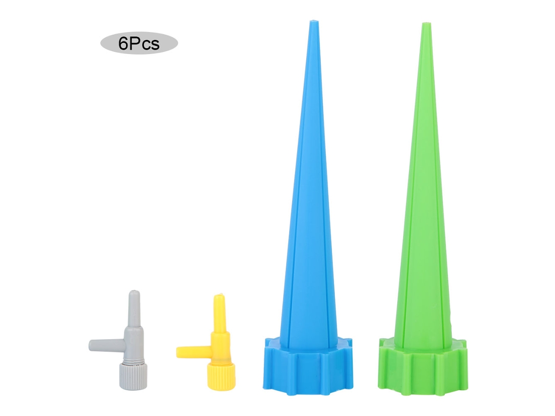 6pcs Suportes Auto Regantes Ajustáveis para Jardim e Plantas Sistema de Irrigação