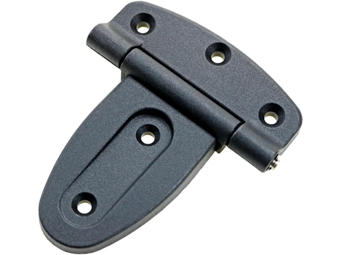 Dobradiça Preta Assimétrica Para Porta De Armário Industrial 1 Unidade