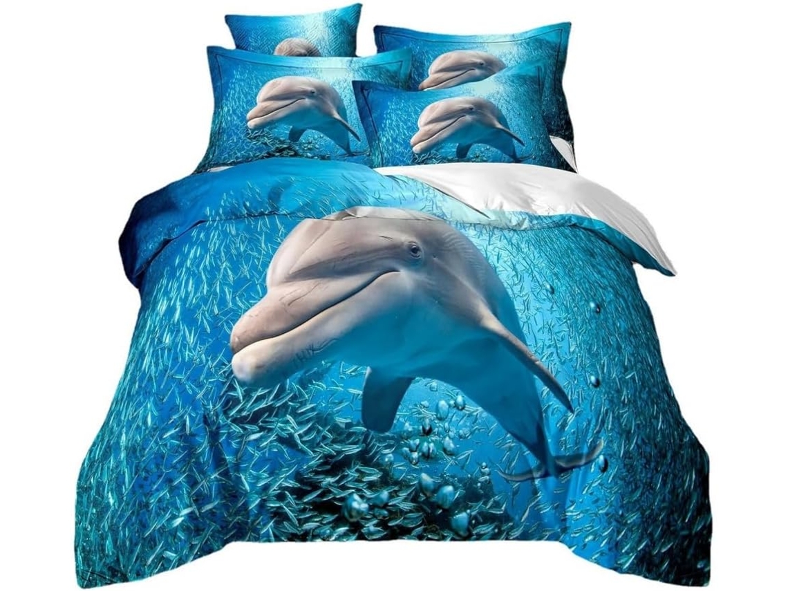 Capa de Edredom Infantil em Microfibra Fronha 240x260 Cm