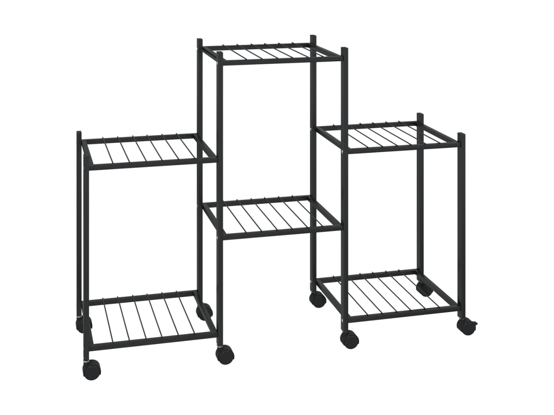 Flower Stand, Flower Stands Vidaxl Preto Ferro (n/a)
