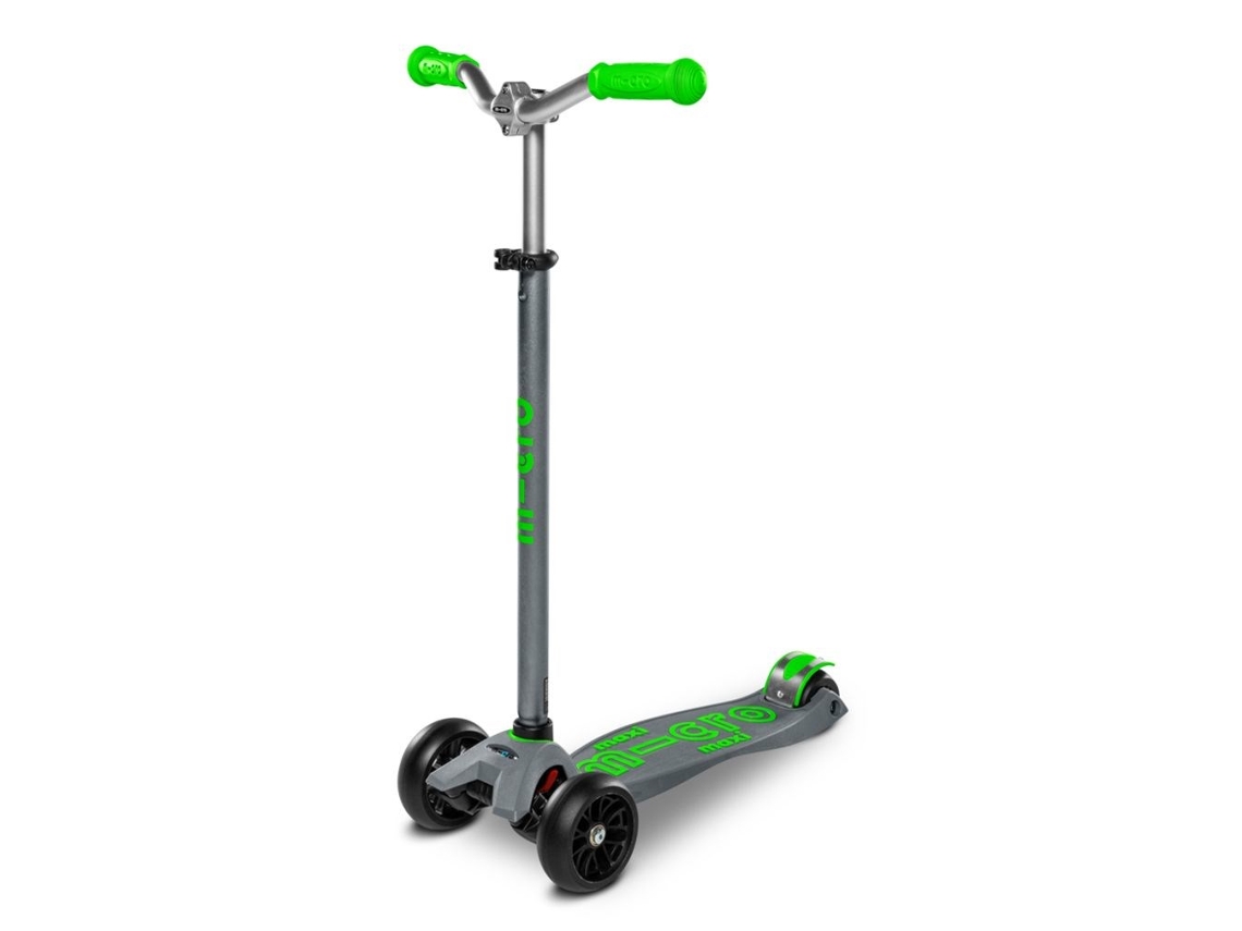 Micro Mobility Maxi Micro Deluxe Pro Youth Classic Scooter Verde, Cinza, Prata Mi3