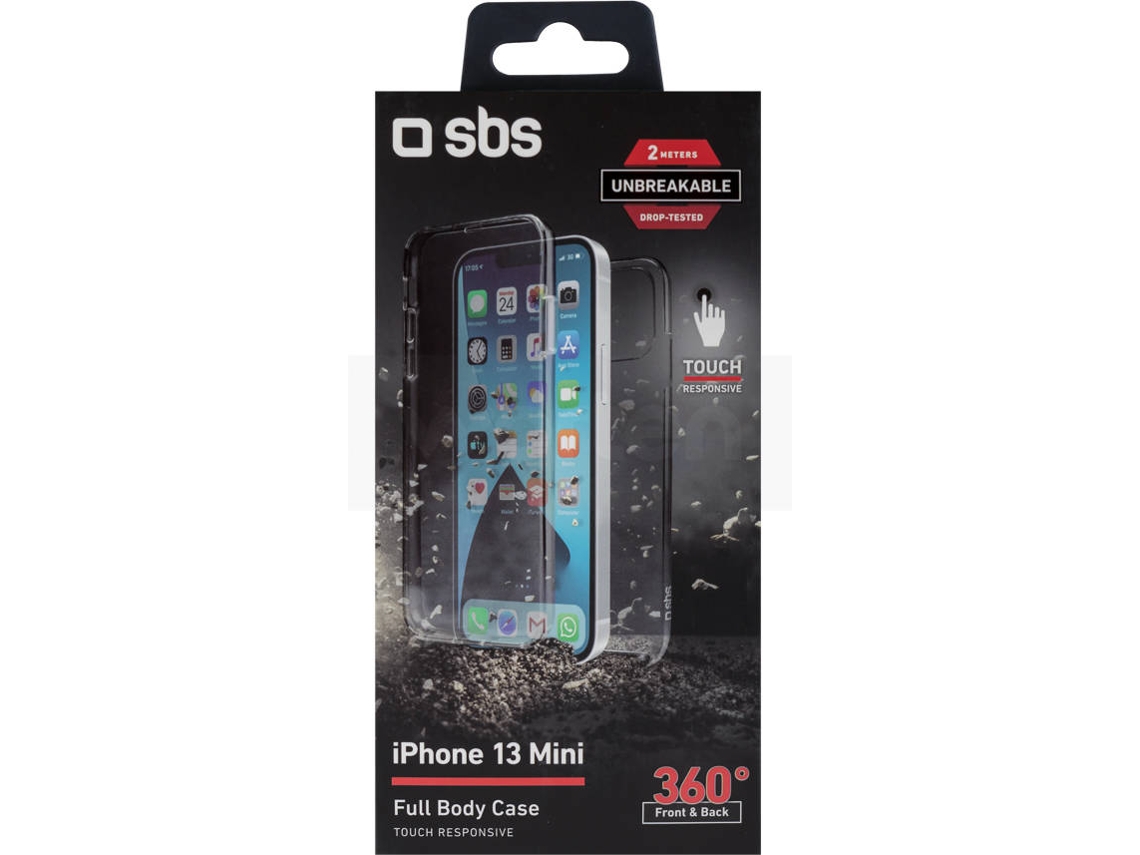 Capa iPhone 13 Mini SBS 360º Transparente