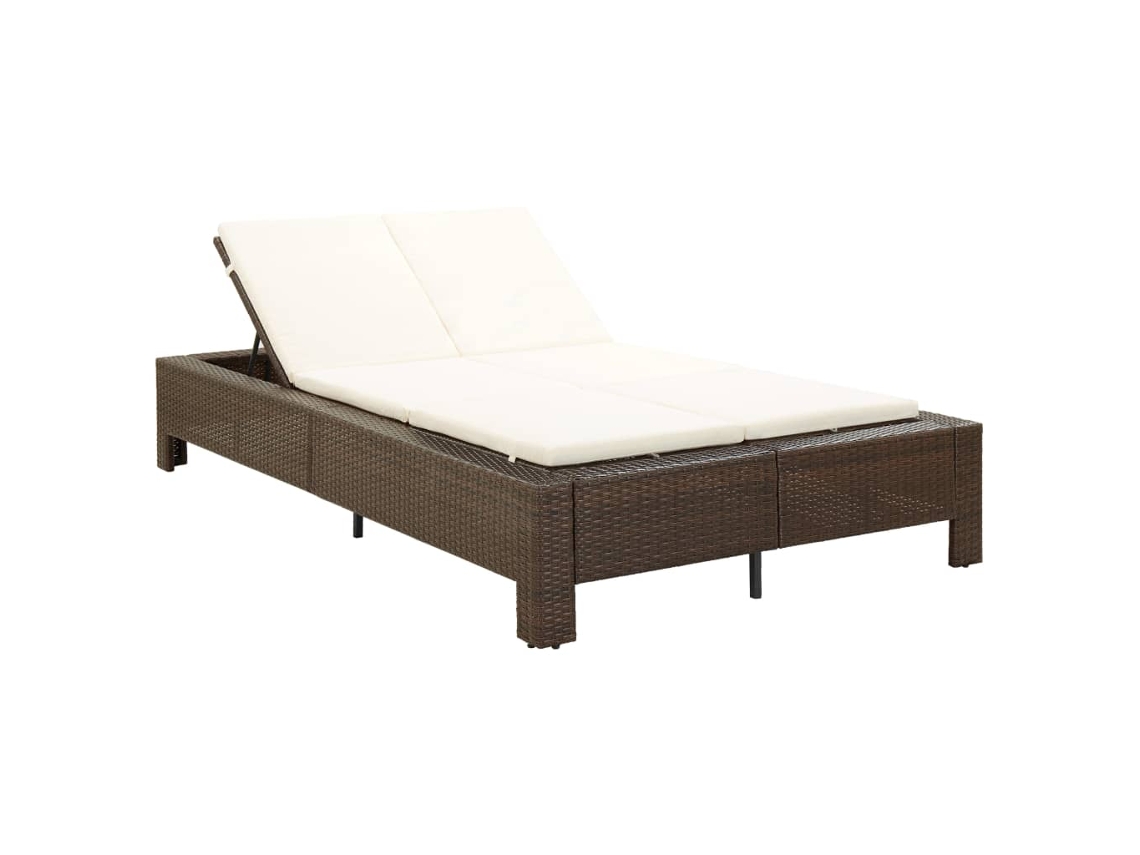 Sunbed, Sunbeds Vidaxl Marrom Rattan / Vime (n/a)