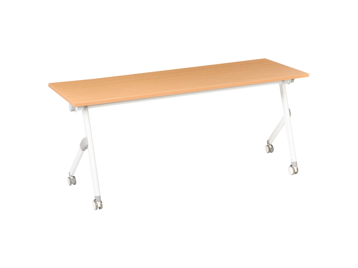 Secretária Dobrável Bendi Castanho 180 Cm 60 Cm Beliani