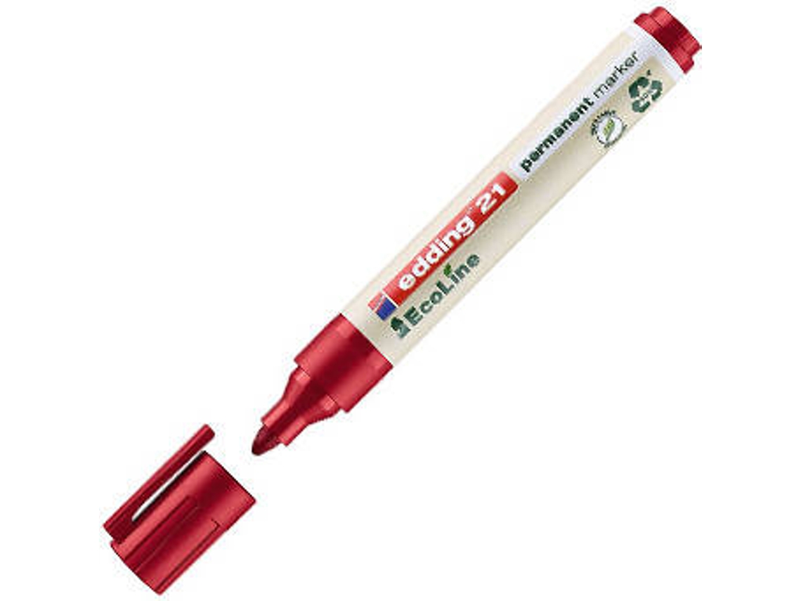 Marcador EDDING e-21 (1.5-3 mm - Vermelho)