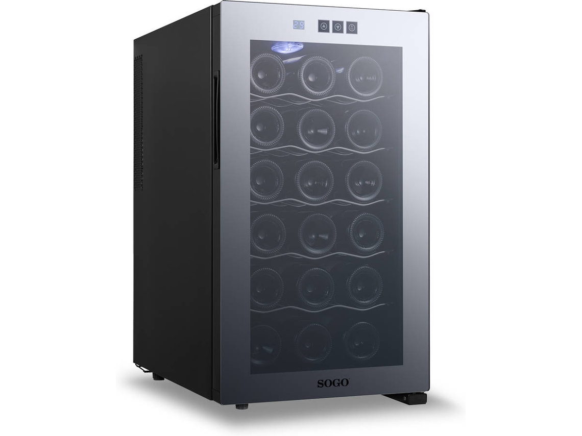 Cave de Vinho SOGO NEV-SS-21910 (18 Garrafas - Preto)