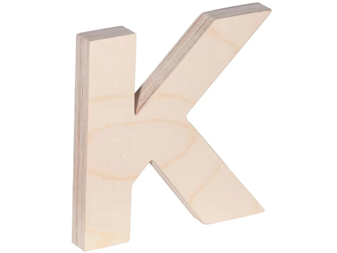 Trixie Letra De Madeira 'k