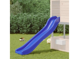 Vidaxl Escorrega De Brincar 175x38x23 Cm Polipropileno Azul