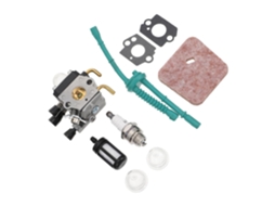 Kit De Carburador Para Cortador De Grama, Arruelas De Metal, Filtros De Ar E