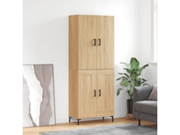Vidaxl Armário Alto 69,5x34x180 Cm Derivados De Madeira Cor Sonoma
