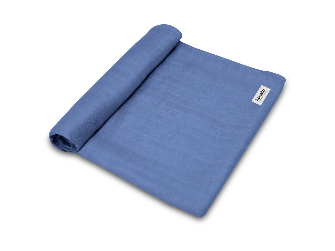 Manta Musselina De Bambu Lionelo Bamboo Swaddle - 120x120cm - 100% Algodão De Bambu - Desde O Nascimento