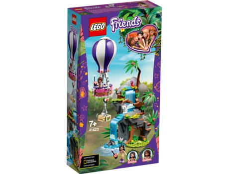 LEGO Friends 41423 Resgate Tigre Balão de Ar Quente Na Selva