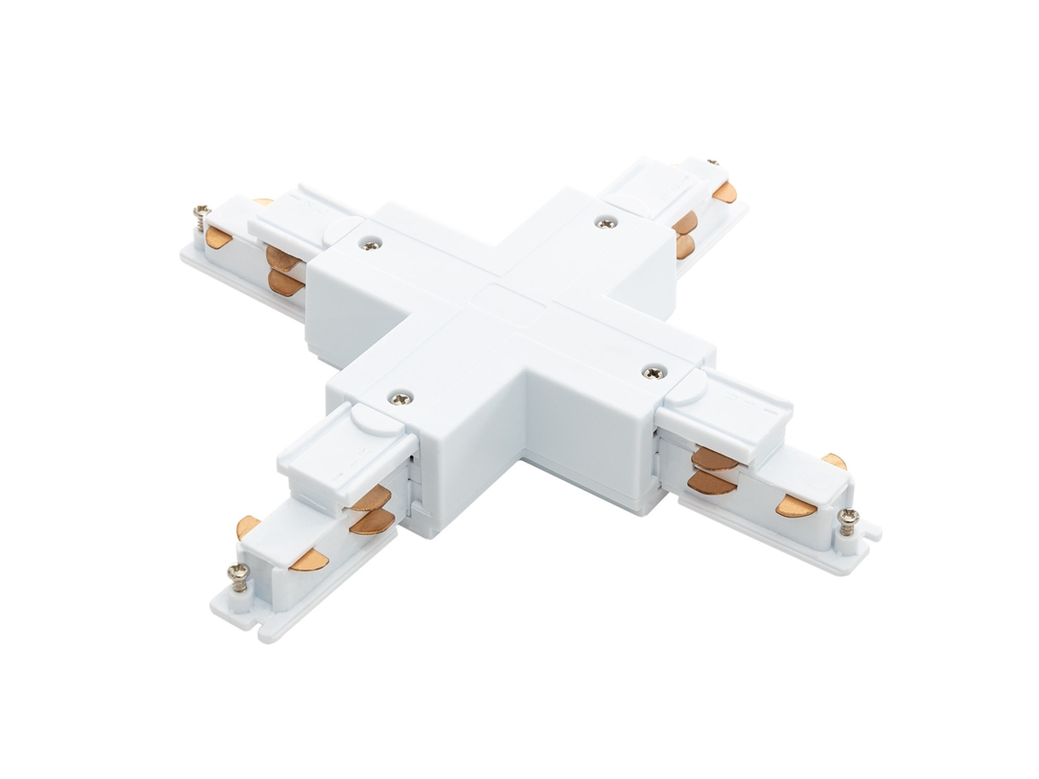 Conector Tipo X Para Carril Trifásico Dali Branco