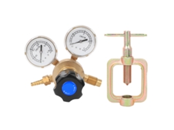 Regulador De Acetileno Com Manômetro De Alta Precisão, Bronze, Rosca Macho G1/2, Saída 0.01-0.025mpa