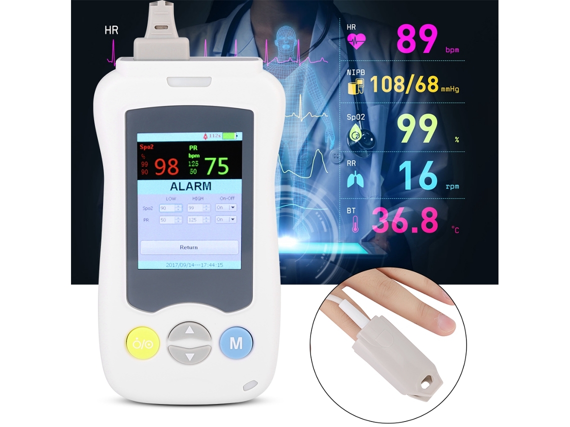 Oxímetro De Pulso Laxiscreed Para Adultos, Crianças E Bebés, Monitor De Oxigênio Sanguíneo Confiável